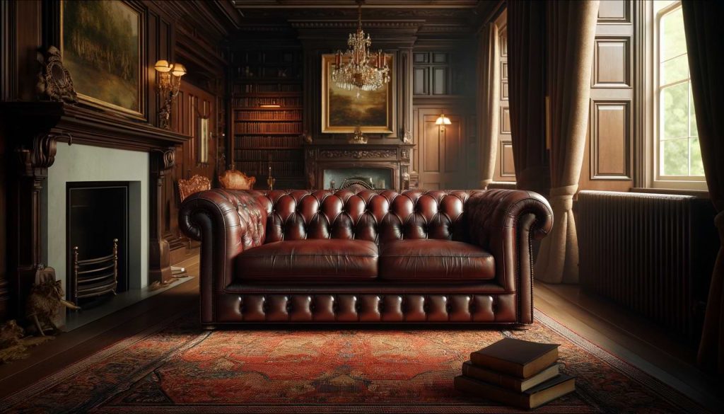 Chesterfield Sofa Old Money style interior