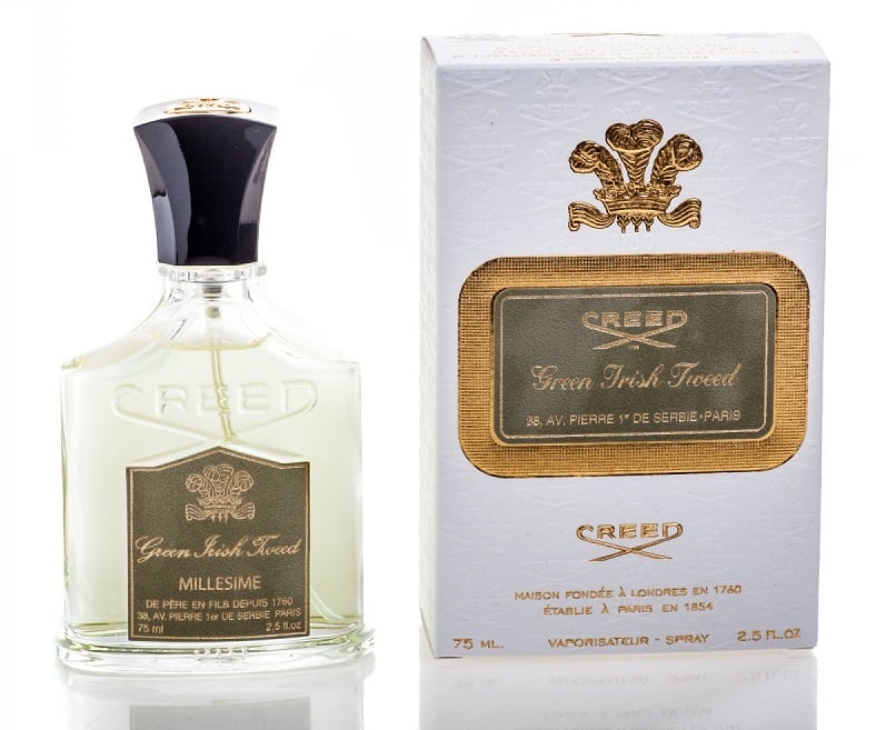 Creed Green Irish Tweed best in test Creed fragrances