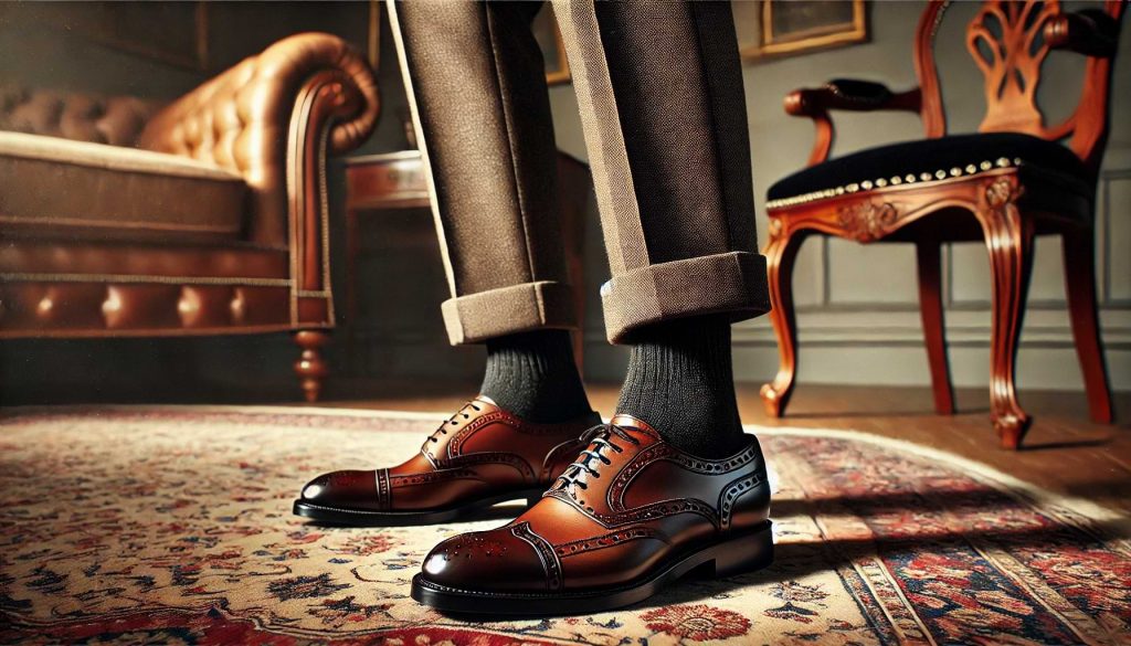 Derby shoes for men